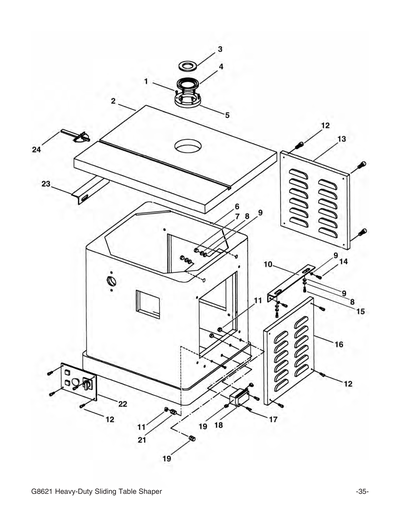 Part Diagram for G8621