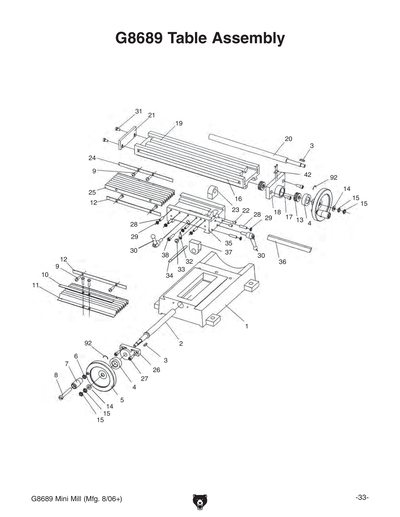 Part Diagram for G8689