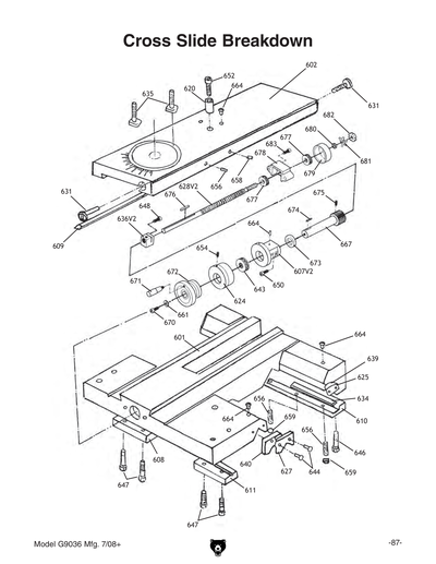 Part Diagram for G9036