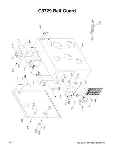 Part Diagram for G9729
