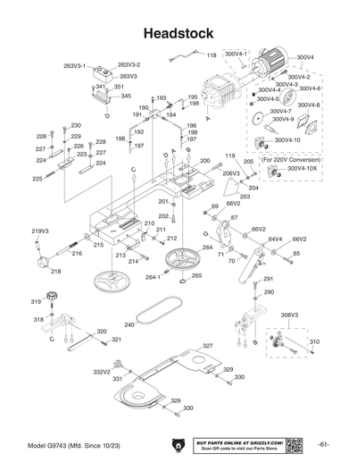 Part Diagram for G9743