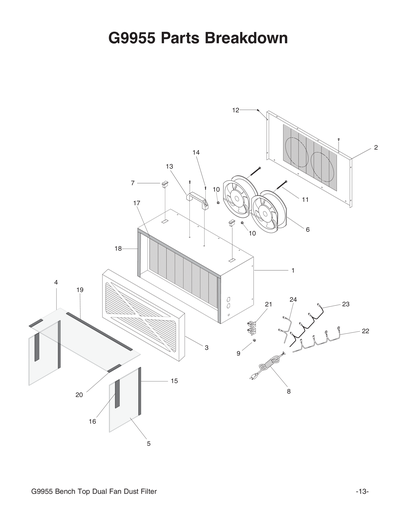 Part Diagram for G9955