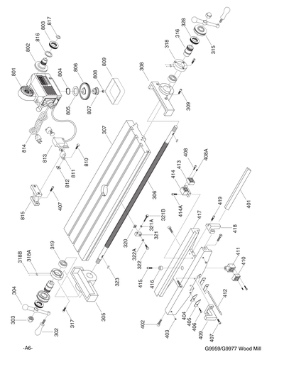 Part Diagram for G9959