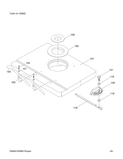 Part Diagram for G9968