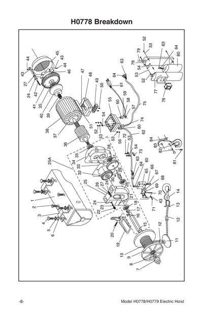 Part Diagram for H0778