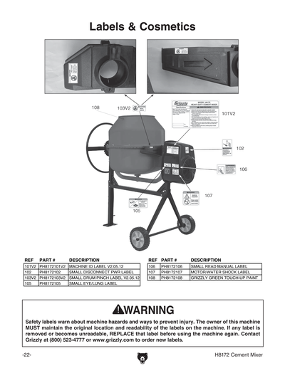Part Diagram for H8172