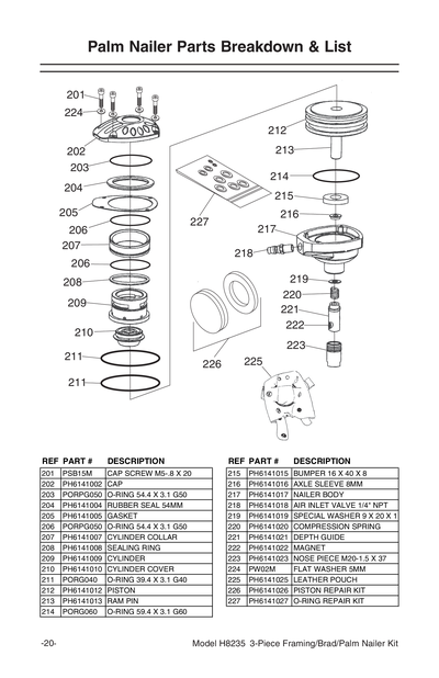 Part Diagram for H8235