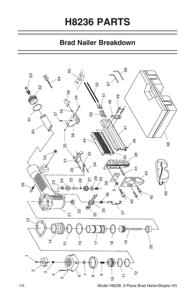 Part Diagram for H8236