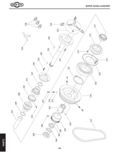 Part Diagram for M1018