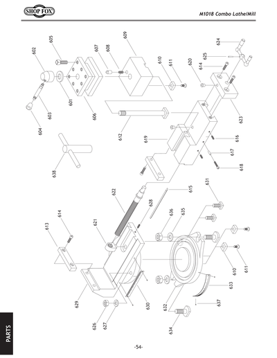 Part Diagram for M1018