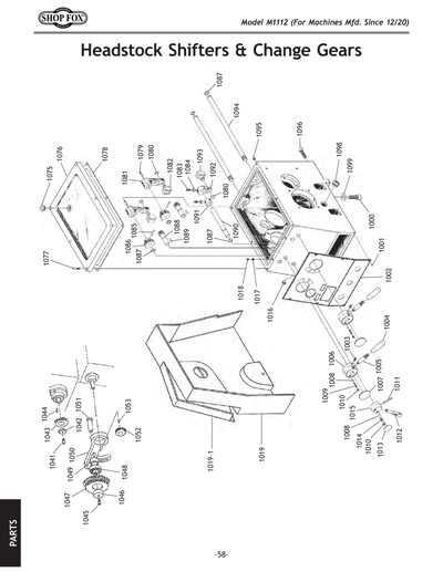 Part Diagram for M1112