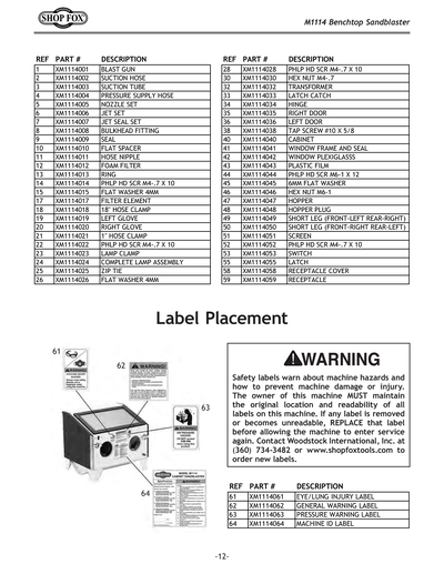 Part Diagram for M1114