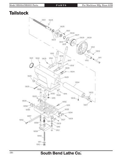 Part Diagram for SB1014