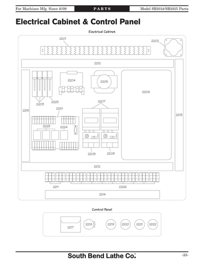 Part Diagram for SB1015