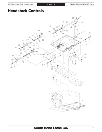 Part Diagram for SB1015F