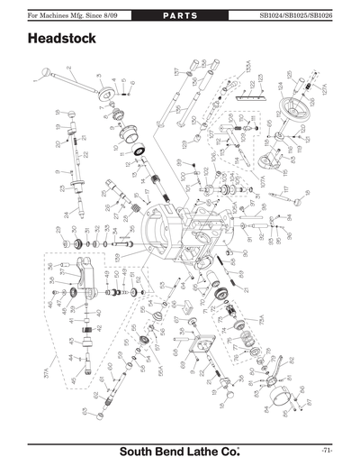 Part Diagram for SB1024F