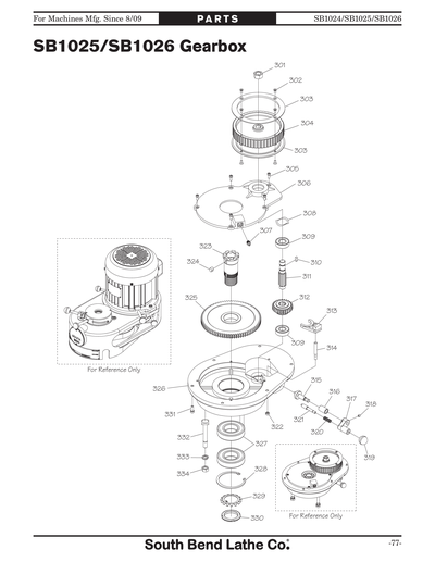 Part Diagram for SB1025