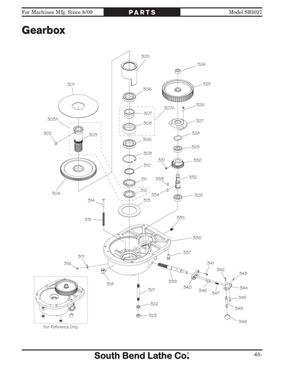Part Diagram for SB1027F