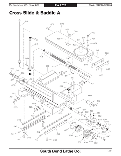 Part Diagram for SB1036