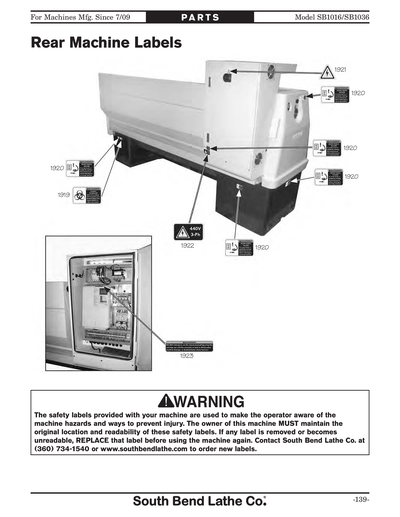 Part Diagram for SB1036