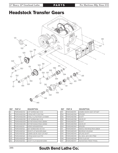 Parts for SB1049F 13