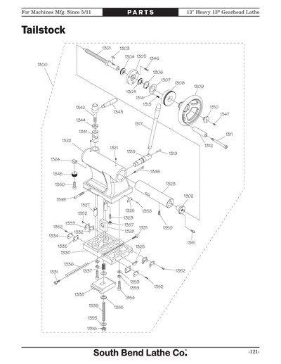 Part Diagram for SB1050