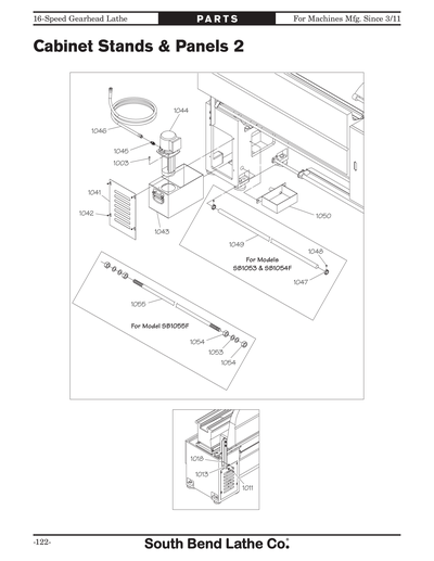 Part Diagram for SB1054F