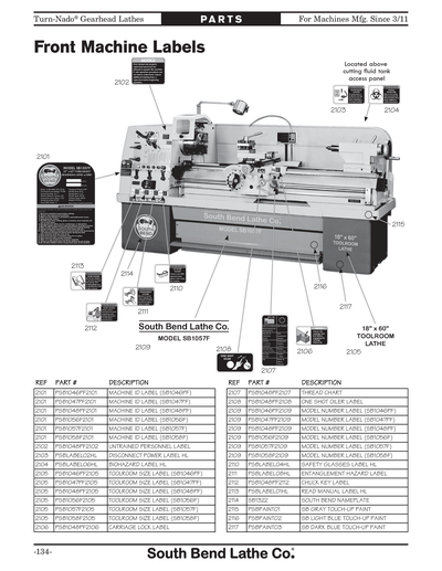 Part Diagram for SB1057F