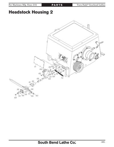 Part Diagram for SB1058F