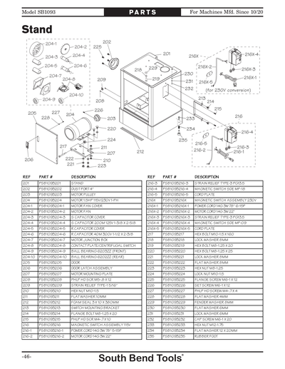 Part Diagram for SB1093