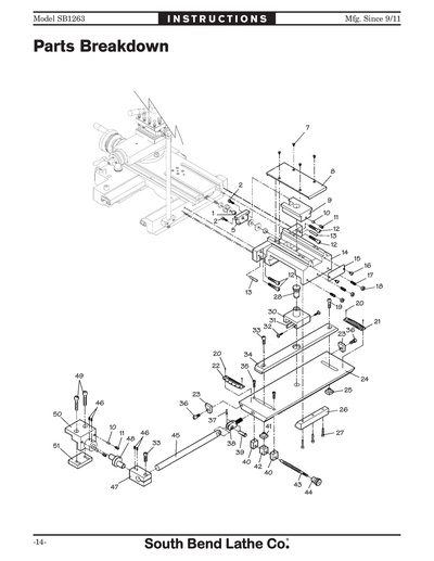 Part Diagram for SB1263