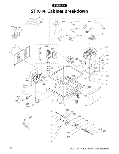 Part Diagram for ST1014