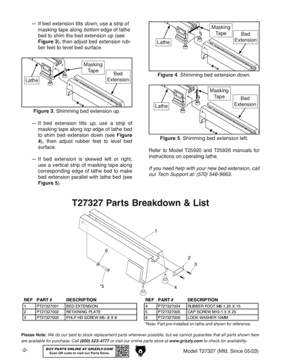 Part Diagram for T27327