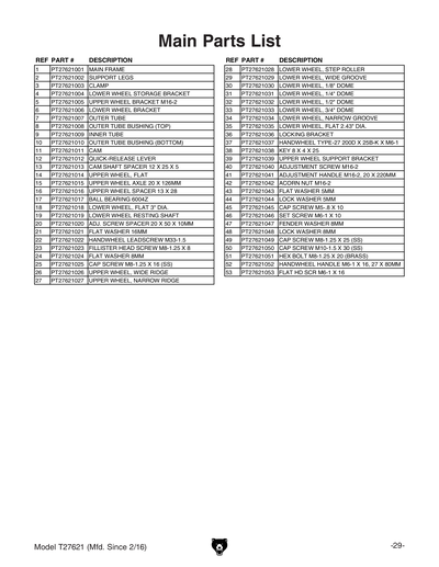 Part Diagram for T27621