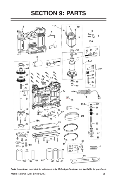 Part Diagram for T27961