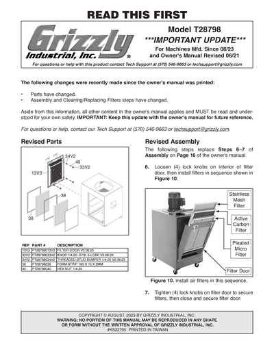 Part Diagram for T28798