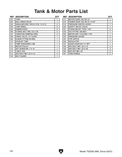 Part Diagram for T32339