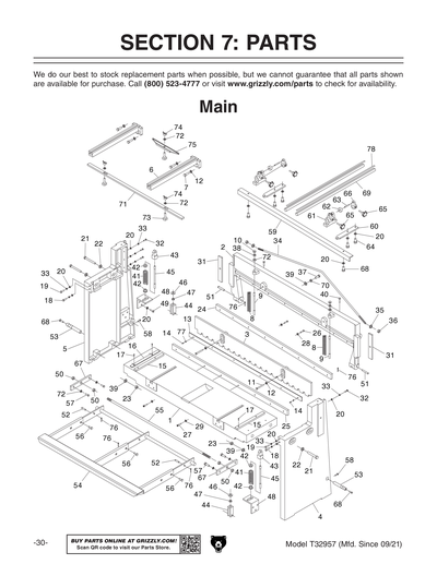 Part Diagram for T32957