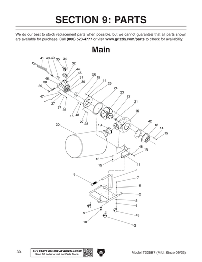 Part Diagram for T33587