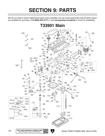 Part Diagram for T33901