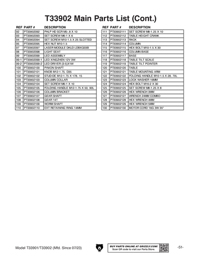 Part Diagram for T33902