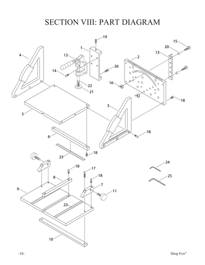 Part Diagram for W1500