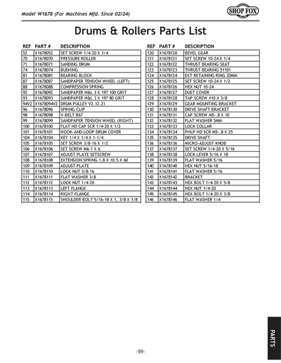 Part Diagram for W1678
