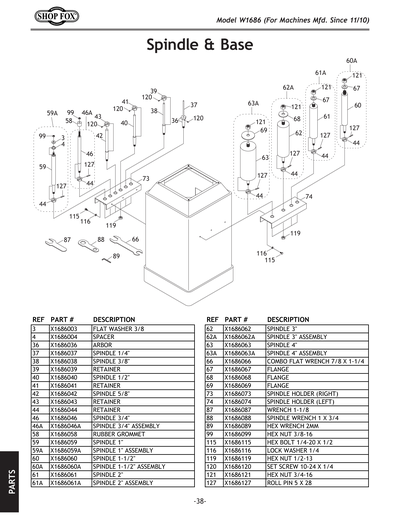 Part Diagram for W1686