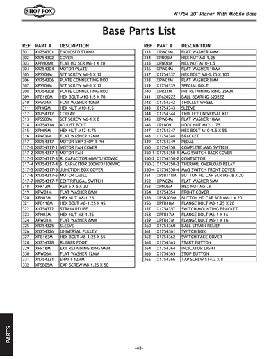 Part Diagram for W1754