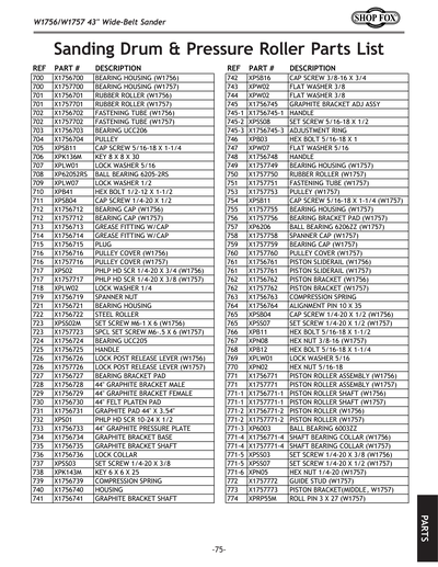 Part Diagram for W1756