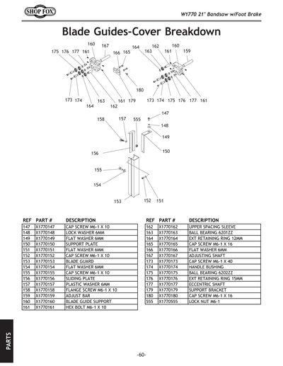 Part Diagram for W1770