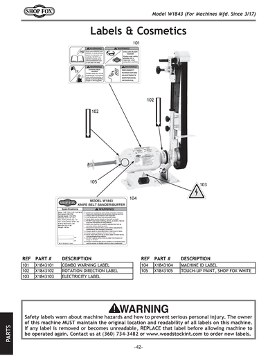 Part Diagram for W1843