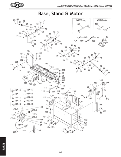 Part Diagram for W1860