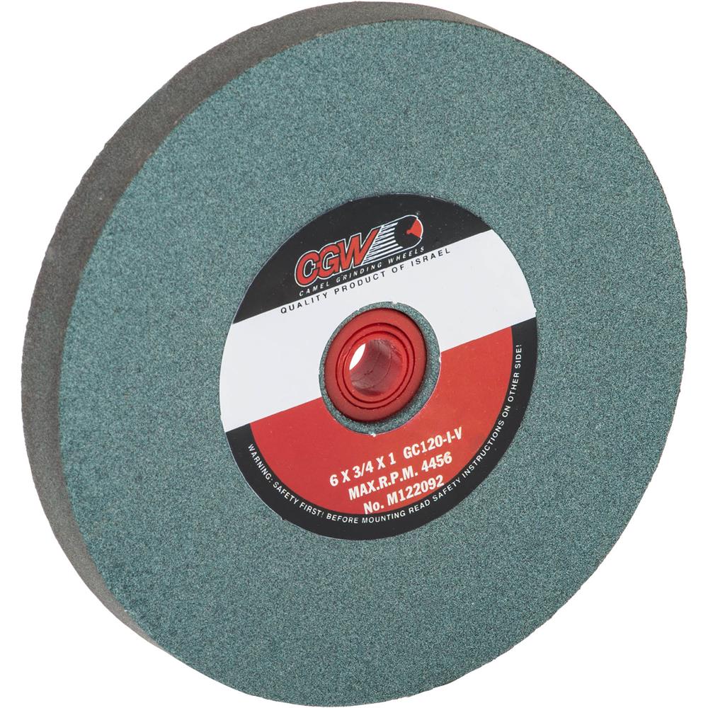 Camel Grinding Wheels G1981 S/C 6" x 3/4" x 1" Grinding Wheel, Type 1